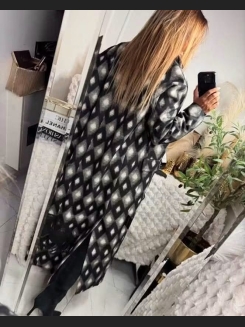 Płaszcz Lumi z motywem rombów – Miss City Official